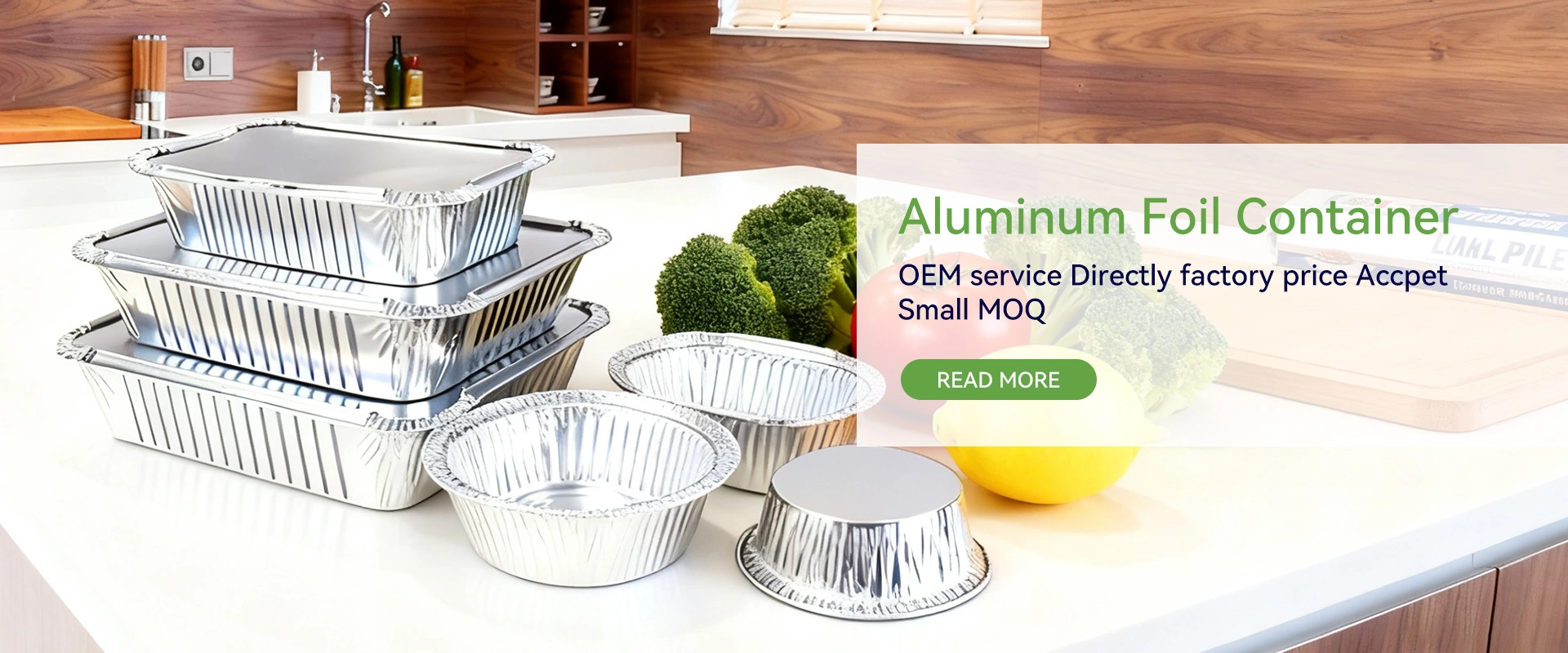 Leverandør af aluminiumsfoliebeholdere